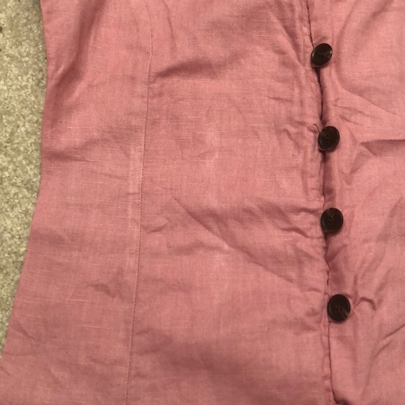 Linen Lux Pink Dress - Picture 10 of 14